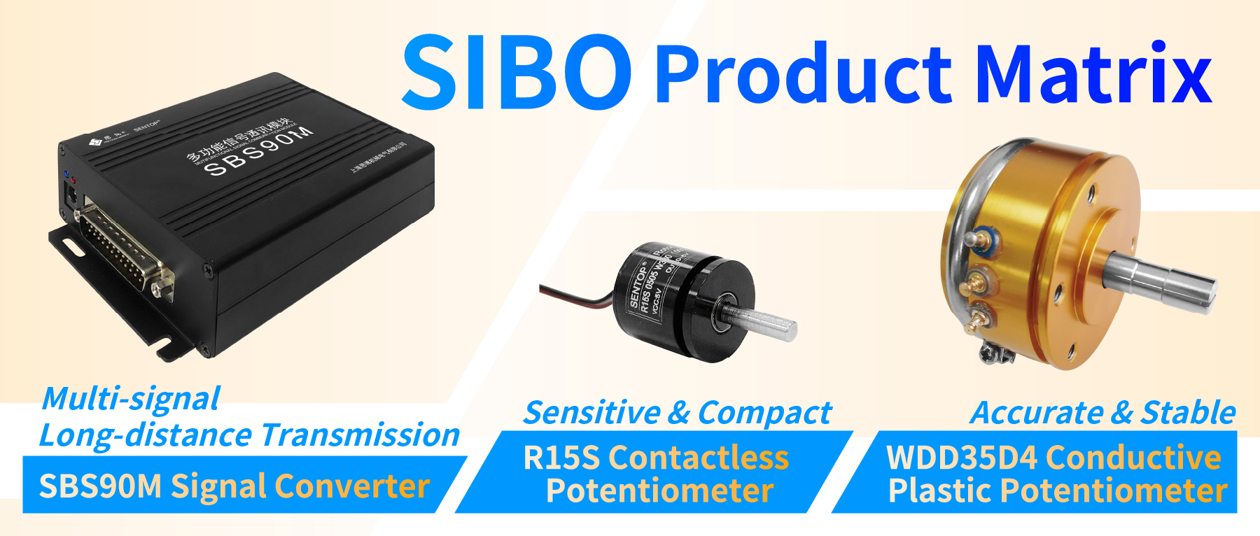 SIBO product matrix，achieving a systematic application effect of "1+1+1 > 3"